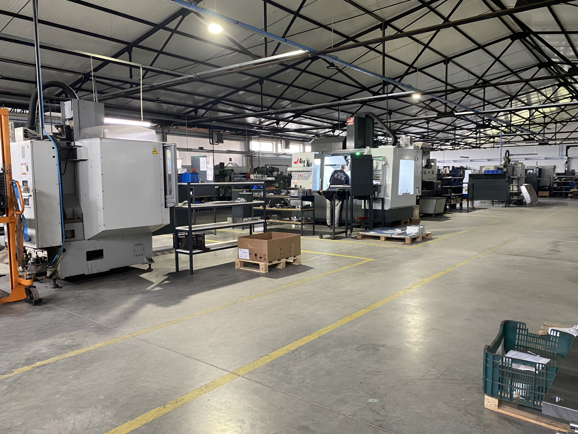 Parque de máquinas CNC da OCO